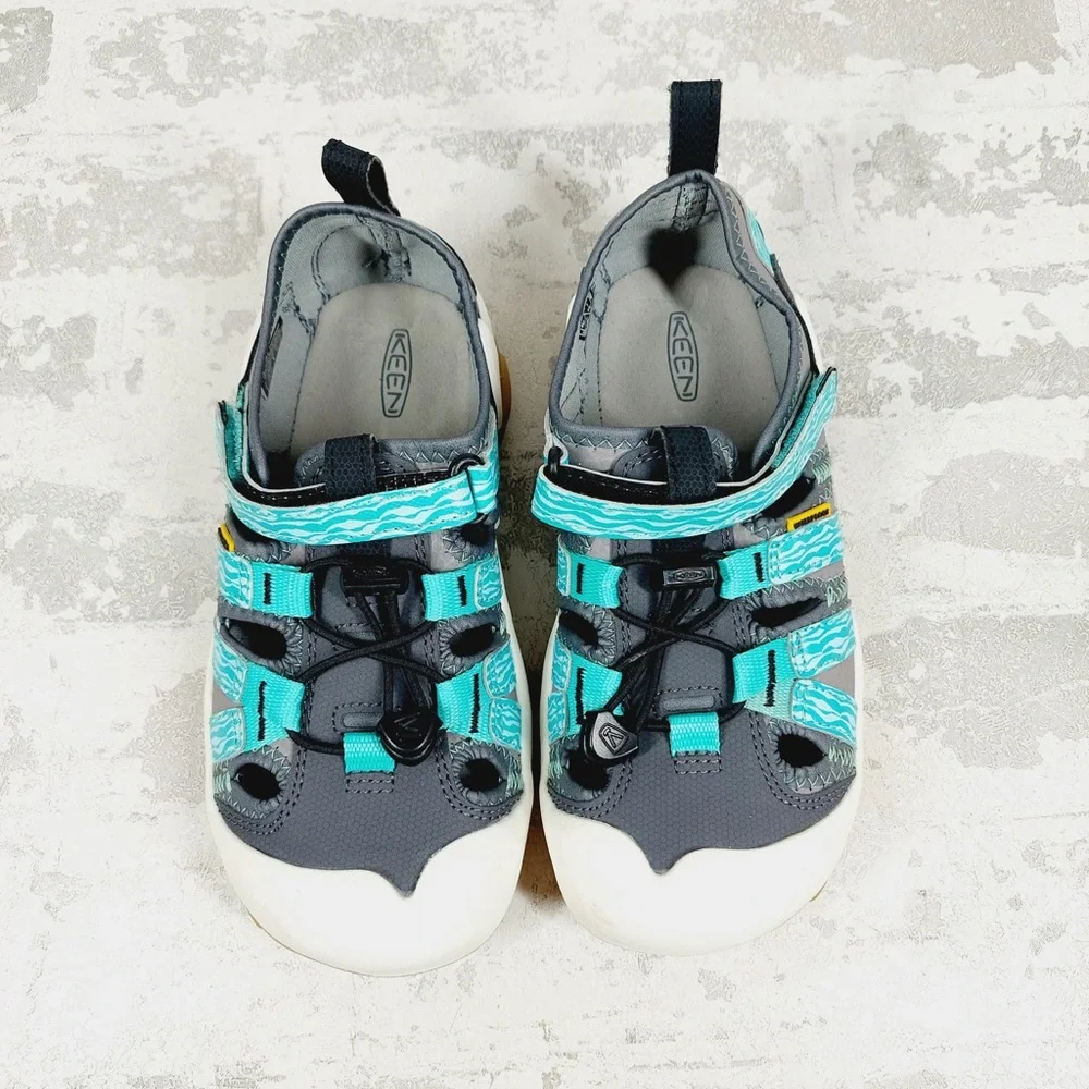 KEEN Kids' Blue Gray Sandal - Secure Water-Ready Shoe